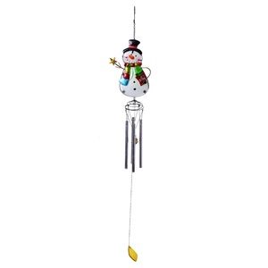 Glass Santa Wind Chime